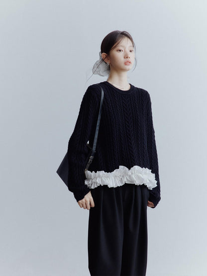 FUSSED Black Cocoon Relaxed Dandy Scholarly Artistic Women&