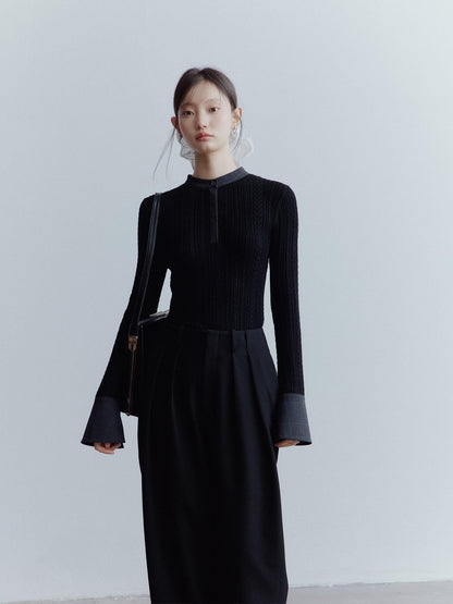 FUSSED Black Cocoon Relaxed Dandy Scholarly Artistic Women&
