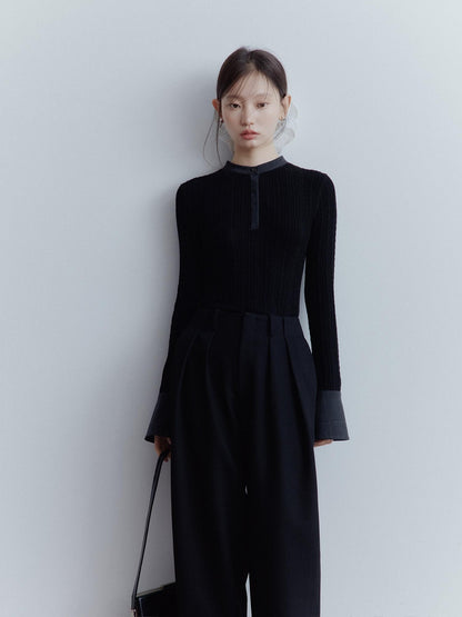 FUSSED Black Cocoon Relaxed Dandy Scholarly Artistic Women&