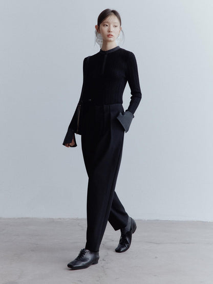 FUSSED Black Cocoon Relaxed Dandy Scholarly Artistic Women&