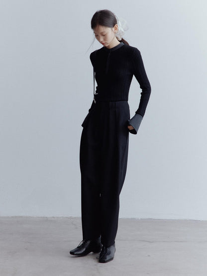 FUSSED Black Cocoon Relaxed Dandy Scholarly Artistic Women&
