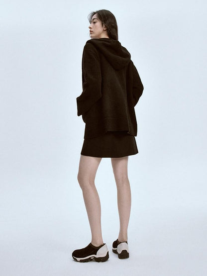 FUSSED Black Solid Relaxed Fit Women&