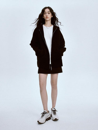 FUSSED Black Solid Relaxed Fit Women&