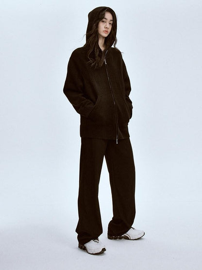 FUSSED Black Solid Relaxed Fit Women&