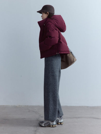 FUSSED Bordeaux 3 Proof Cropped Faux Layered Women&