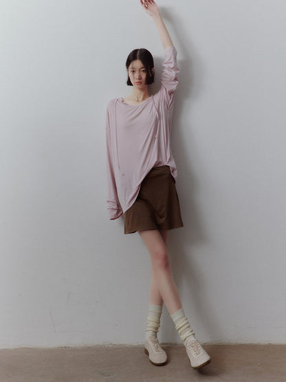 FUSSED Breathable Ultra Soft Hooded Drop Shoulder Midlength Women&