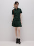 FUSSED Cedar Green Boxy Layered Academy Polo Knit Women&