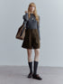 FUSSED_Chocolate_Brown_Relaxed_Wool_Blend_High_Waisted_Shorts_MISSTT