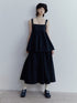 FUSSED_Cool_Blue_Patchwork_Pleated_Leather_Buckle_Women&