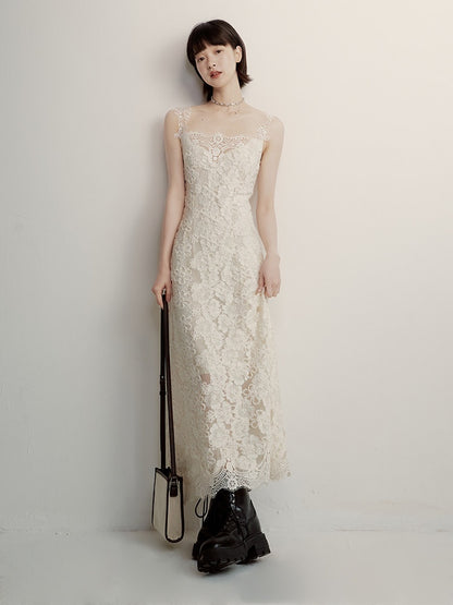 FUSSED_Cream_3d_Embroidery_Lace_Panel_Women&