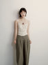 FUSSED_Cream_Embossed_Layered_Embroidery_Lace_Spliced_Women&