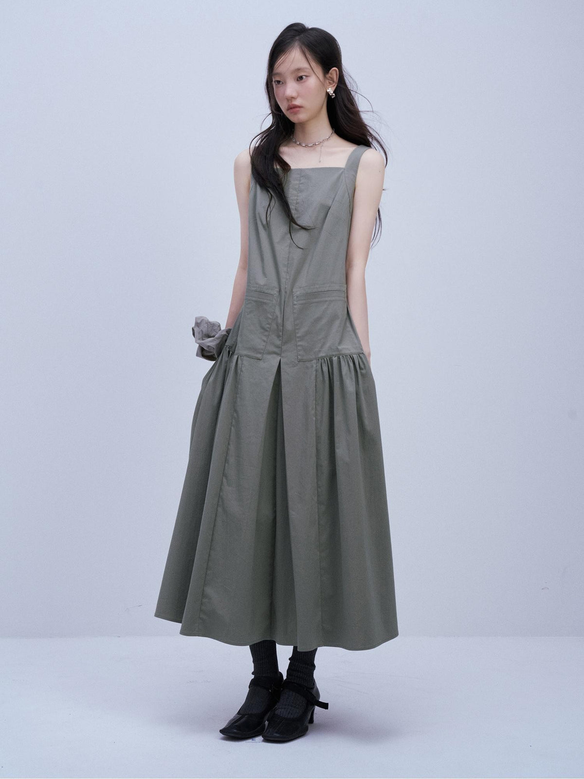 FUSSED Crinkled Texture Deconstructed Spliced Utility Women&
