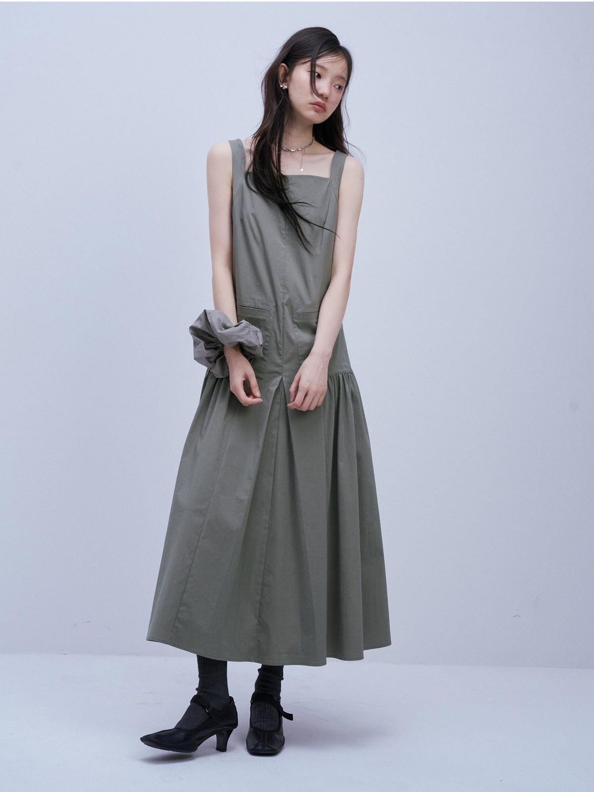 FUSSED Crinkled Texture Deconstructed Spliced Utility Women&