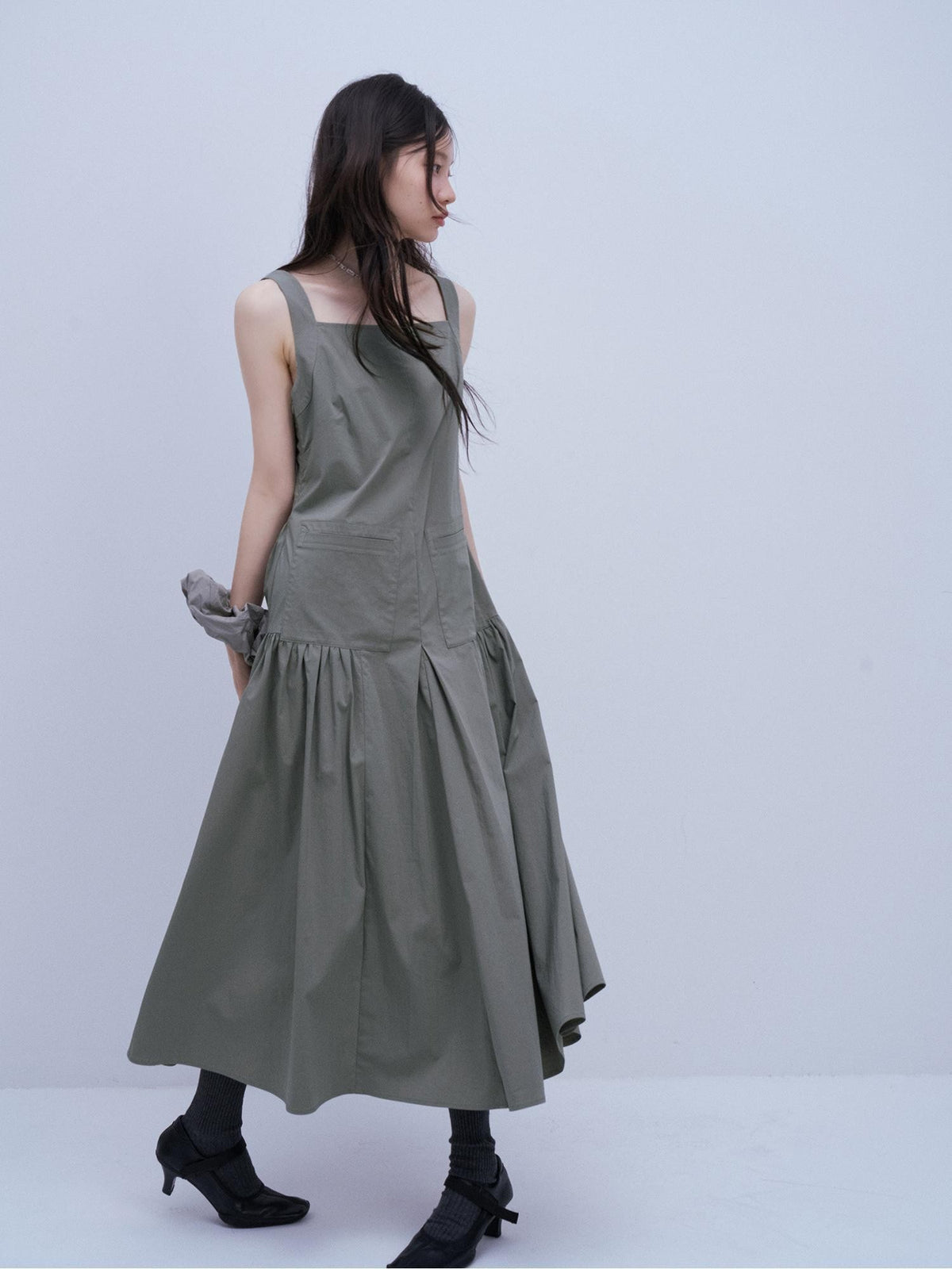 FUSSED Crinkled Texture Deconstructed Spliced Utility Women&