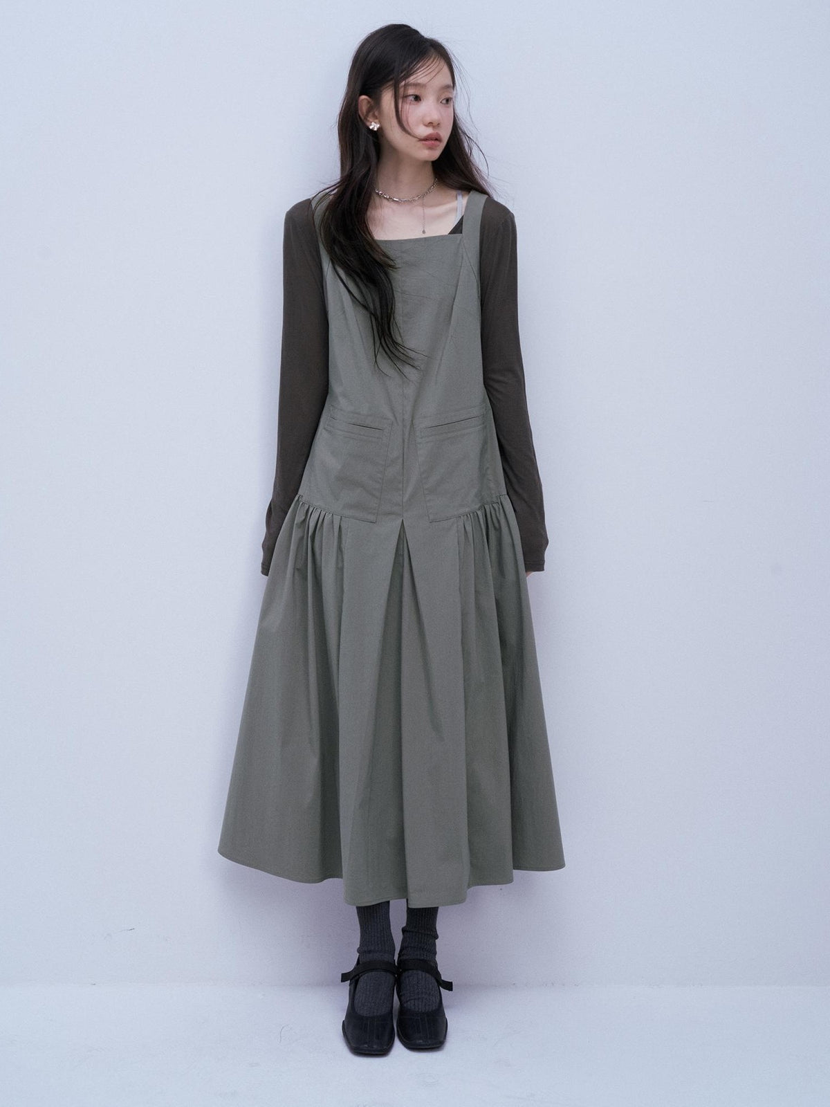 FUSSED Crinkled Texture Deconstructed Spliced Utility Women&