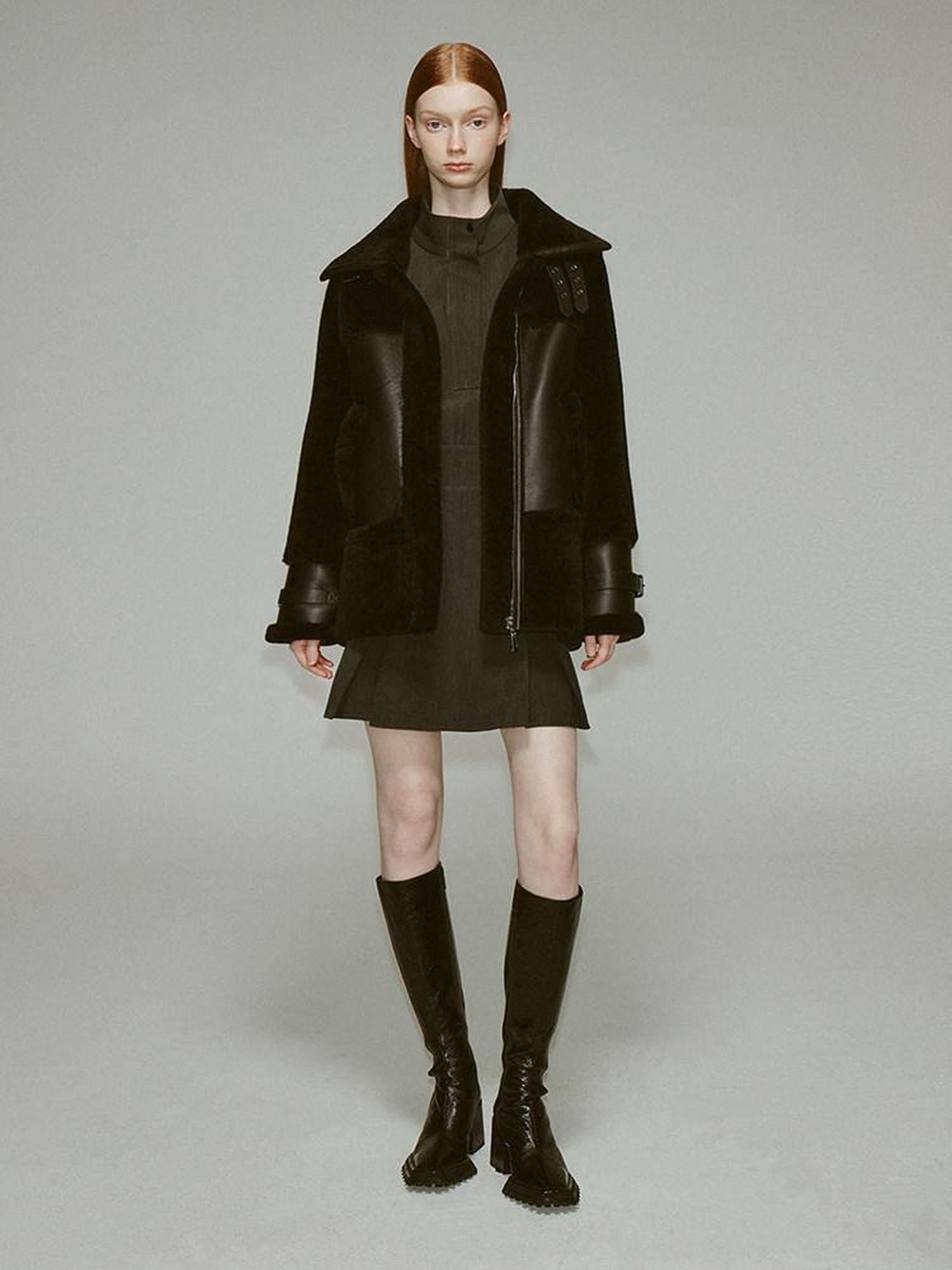 FUSSED Dark Luxe Lambswool Patchwork Women&