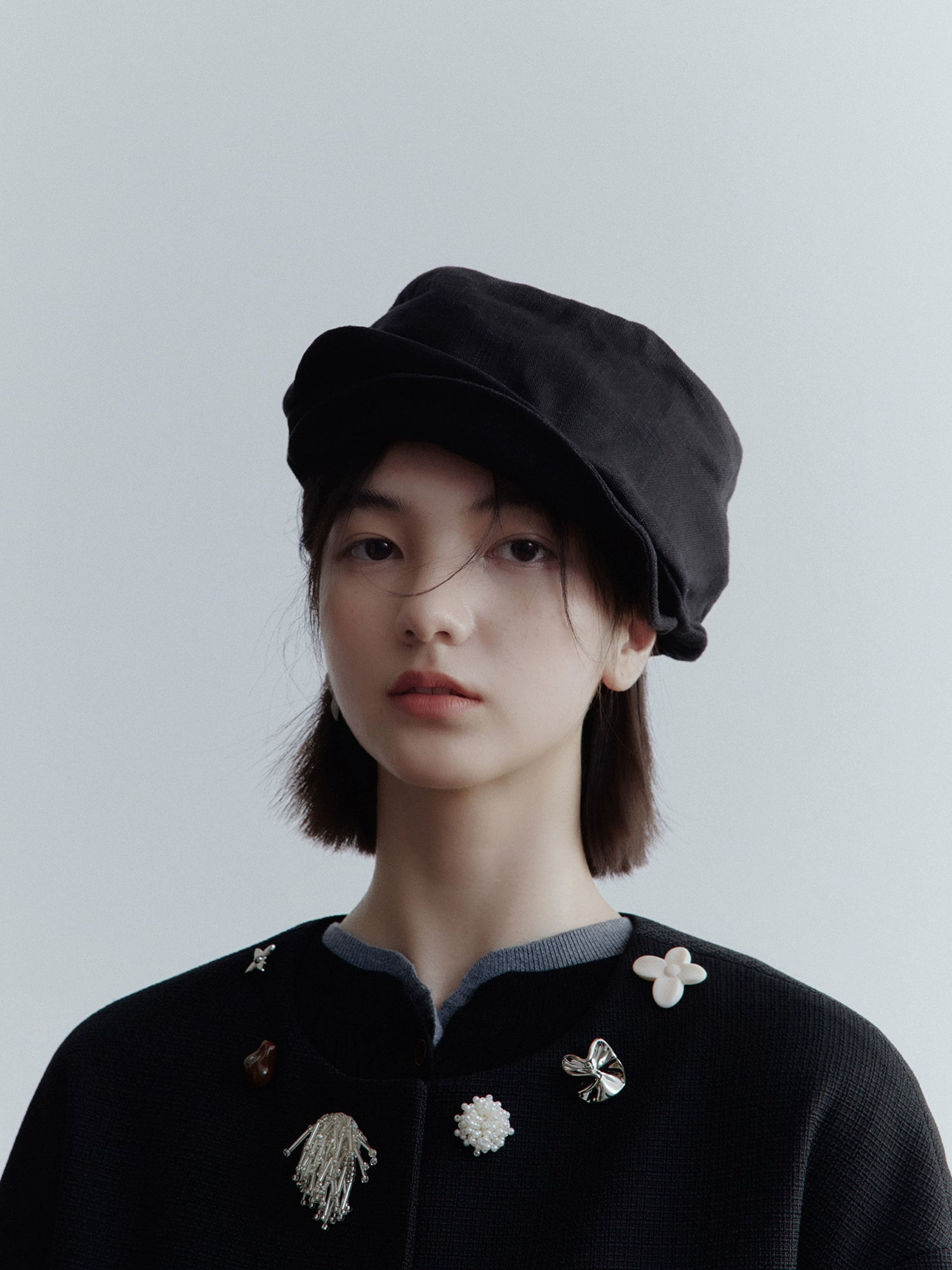 FUSSED_Deconstructed_Linen_Newsboy_Cap_With_Adjustable_Brim_MISSTT