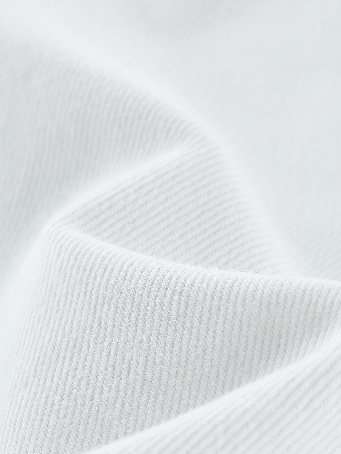 FUSSED Deconstructed Split Stand Collar Pure Cotton Women&