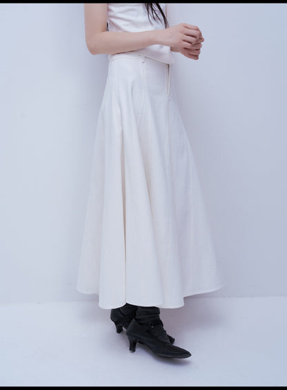 FUSSED_Deconstructed_Structured_White_Cotton_Fishtail_Women&