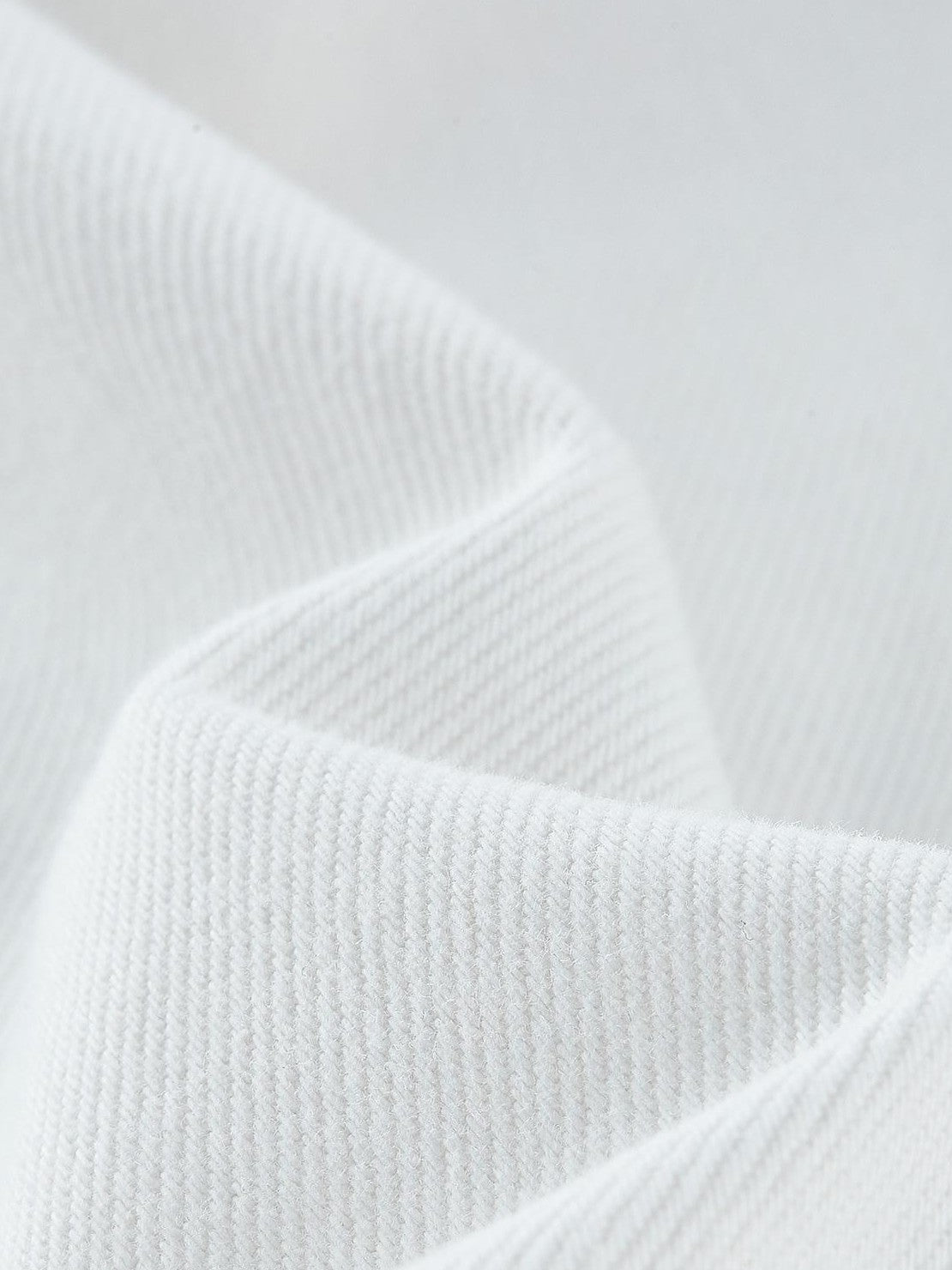 FUSSED Deconstructed Structured White Cotton Fishtail Women&