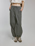 FUSSED_Deep_Grey_Green_Soft_Matte_Drawcord_Elastic_Cargo_Pockets_Women&