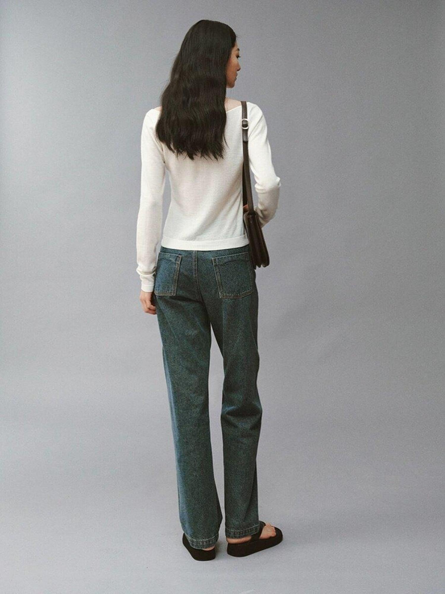 FUSSED Diamond White Double Layer Cropped Women&