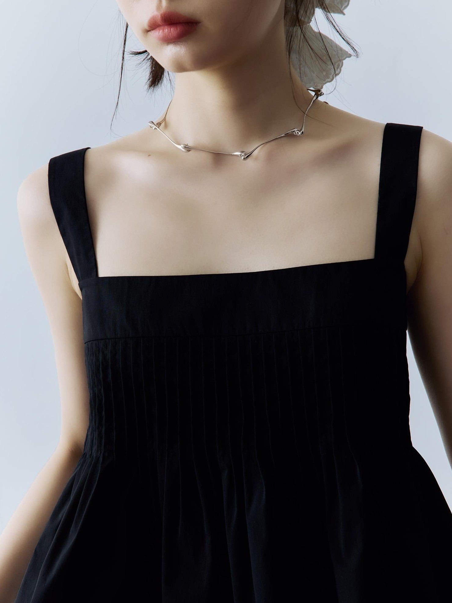 FUSSED Dots And Lines Spliced Adjustable Women&