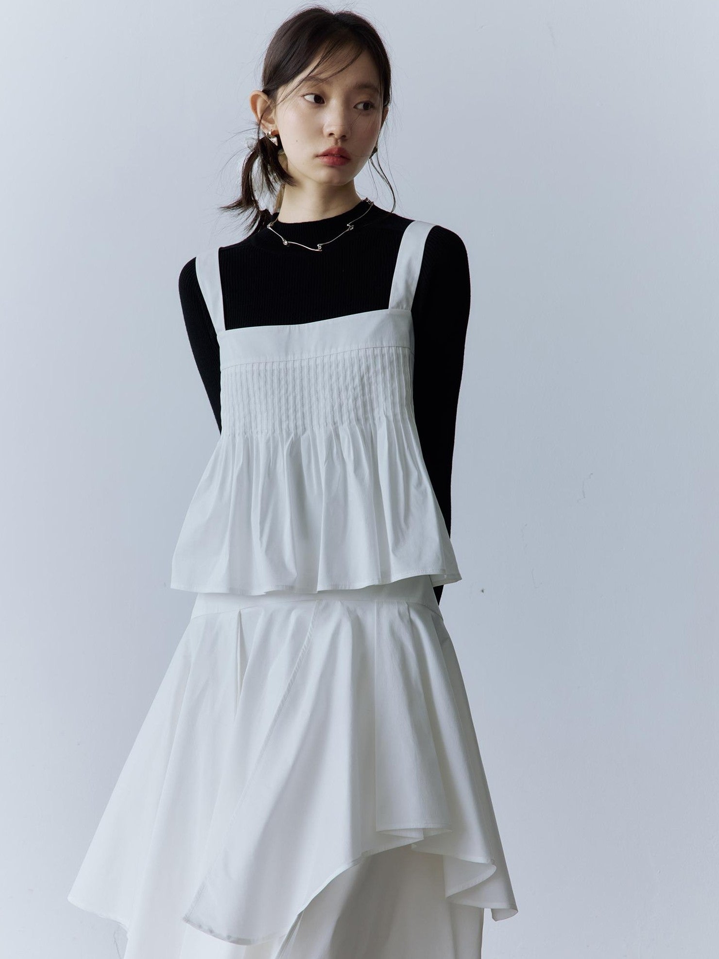 FUSSED Dots And Lines Spliced Adjustable Women&