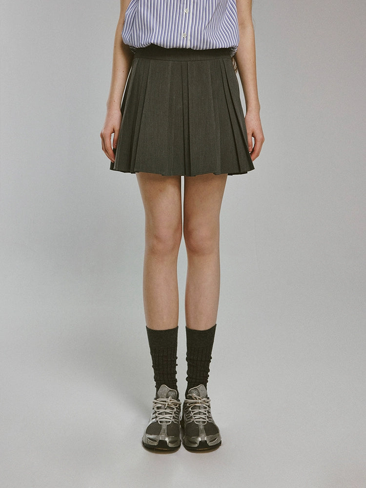 FUSSED_Double_Layer_Pleated_Meteor_Grey_A_Line_Skirt_MISSTT