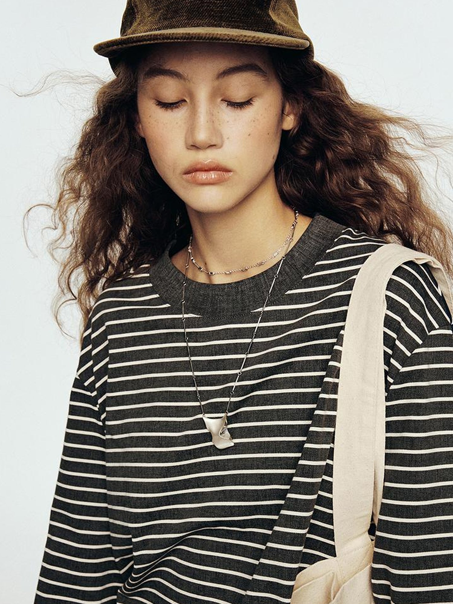 FUSSED Double Mind Pixel Stripe Long Sleeve Tee
