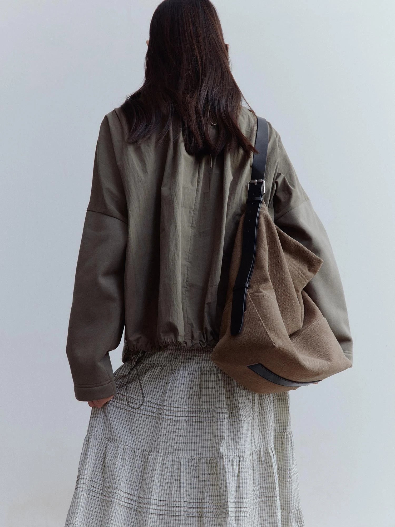 Dual Persona Reversible V-neck Crewneck Pullover