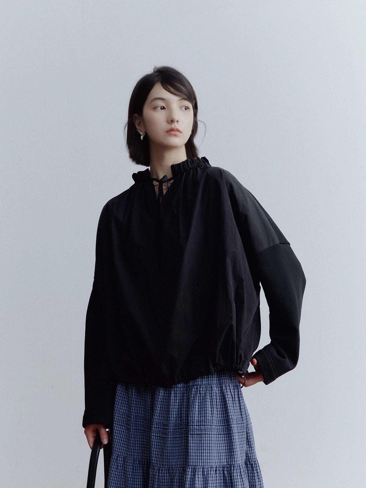 Dual Personality Reversible Black Top