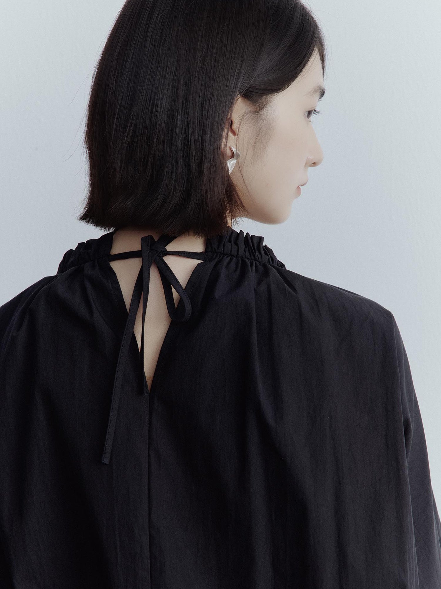 FUSSED Dual Personality Reversible Black Top