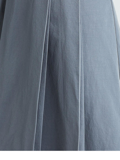 FUSSED Dusk Blue Pleated Patchwork Camisole Women&