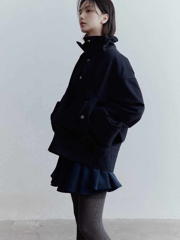 FUSSED Dusk Blue Structured Androgynous Silhouette Women&