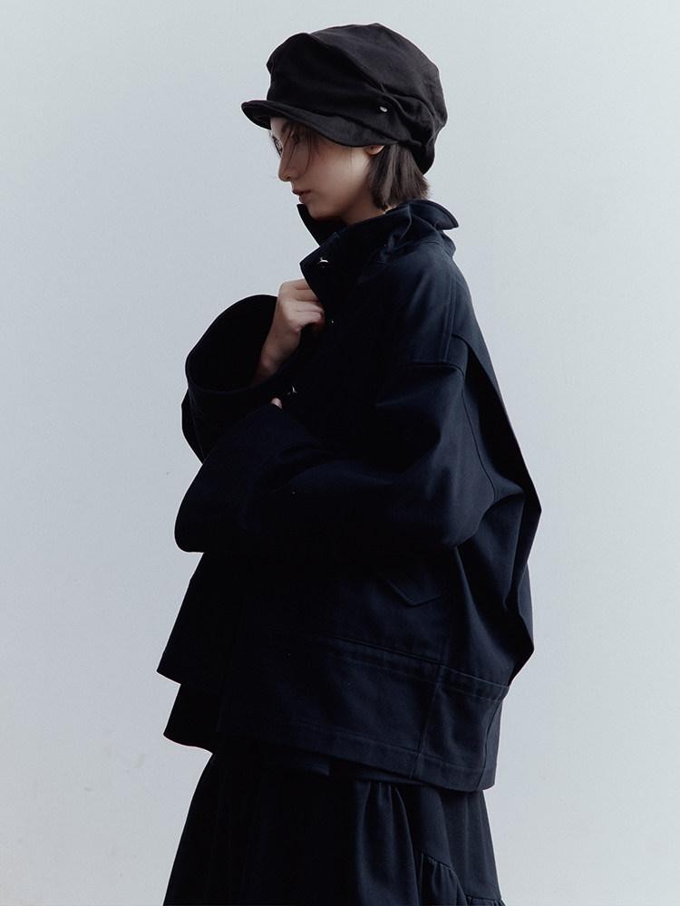 FUSSED Dusk Blue Structured Androgynous Silhouette Women&
