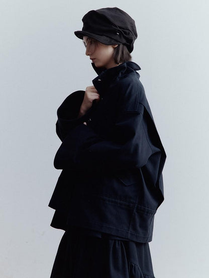 FUSSED Dusk Blue Structured Androgynous Silhouette Women&