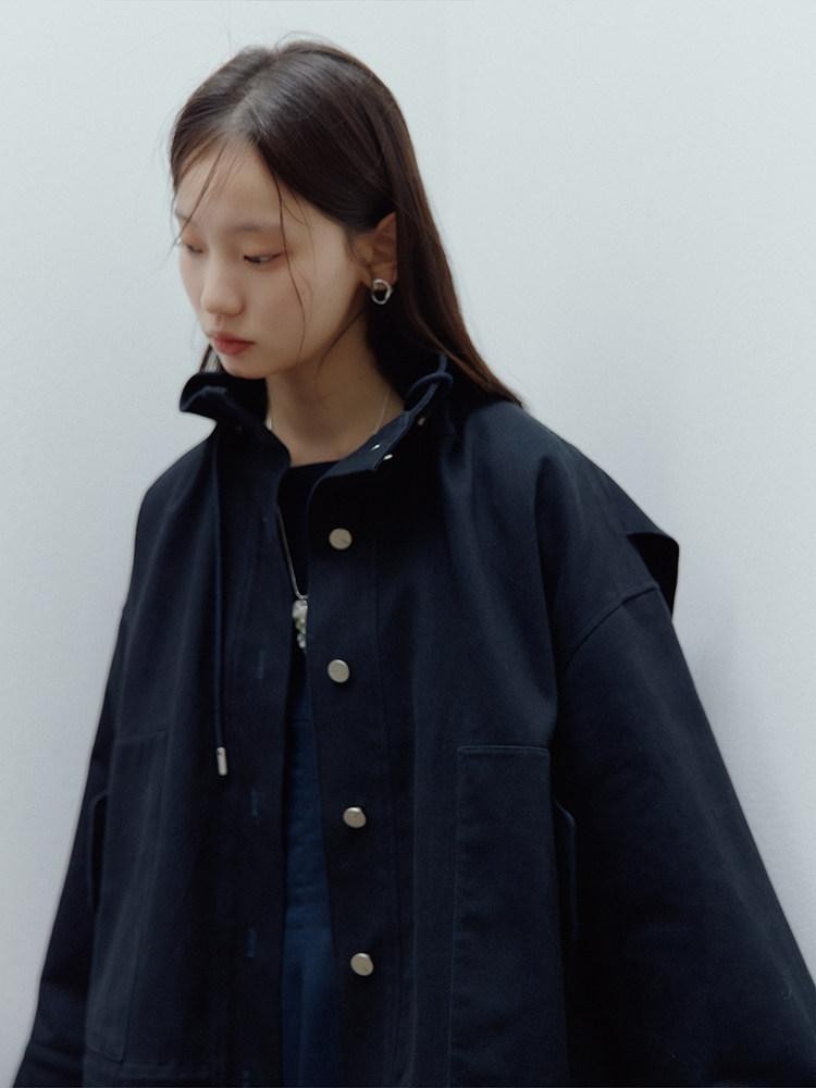 FUSSED Dusk Blue Structured Androgynous Silhouette Women&