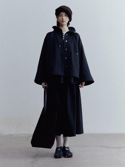 FUSSED Dusk Blue Structured Androgynous Silhouette Women&