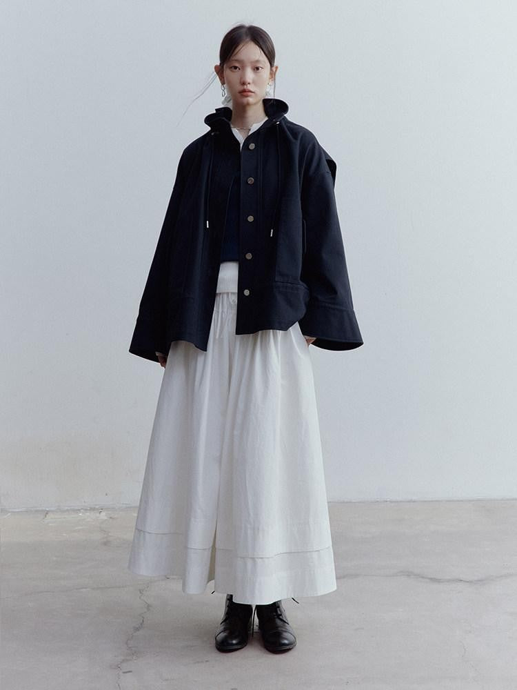 FUSSED Dusk Blue Structured Androgynous Silhouette Women&