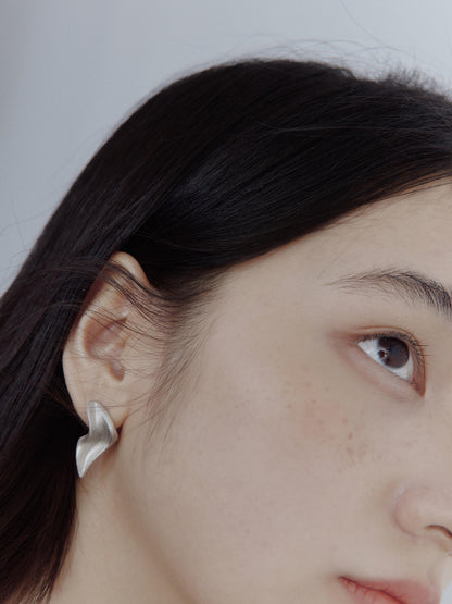 FUSSED Electroformed Sand Geometry Ear Cuffs