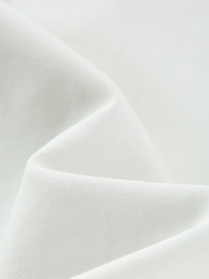 FUSSED Envelope White Scarf Collar Ruching Women&