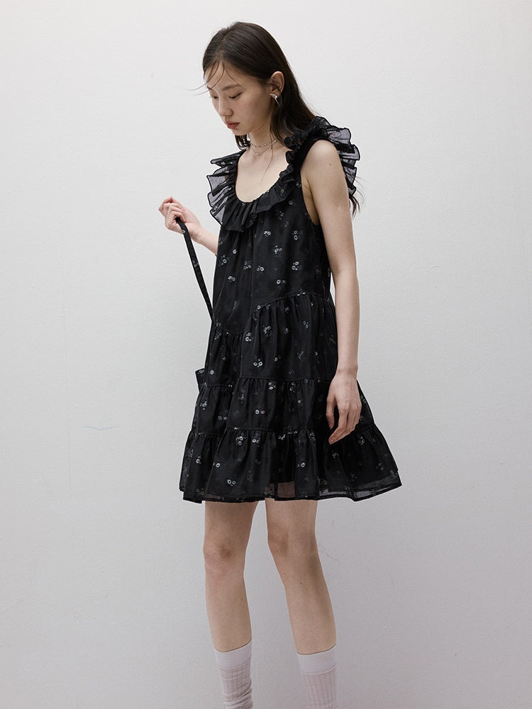 FUSSED_Floral_Burnout_Ruffled_Sleeve_Women&