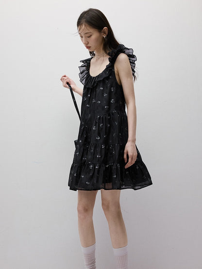 FUSSED_Floral_Burnout_Ruffled_Sleeve_Women&