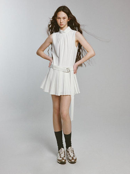 FUSSED Fresh Air Relaxed Tiered Ruffle A Line Dress