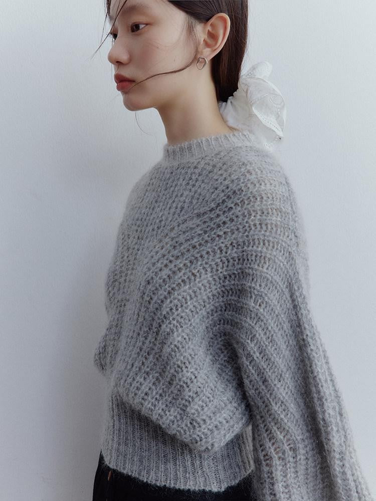 FUSSED Fuzzy Colorblock Patchwork Women&