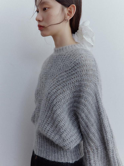 FUSSED Fuzzy Colorblock Patchwork Women&