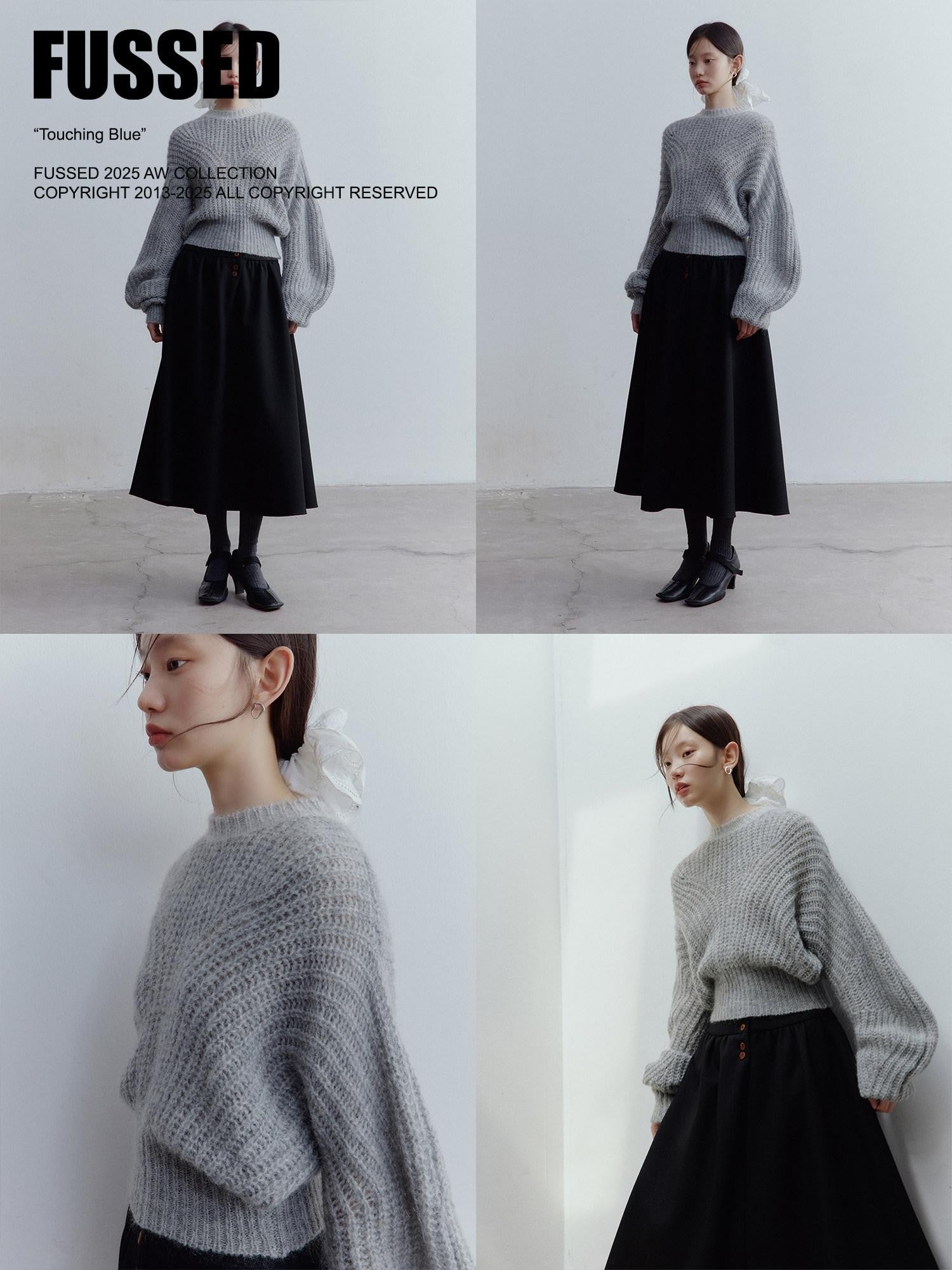 FUSSED Fuzzy Colorblock Patchwork Women&