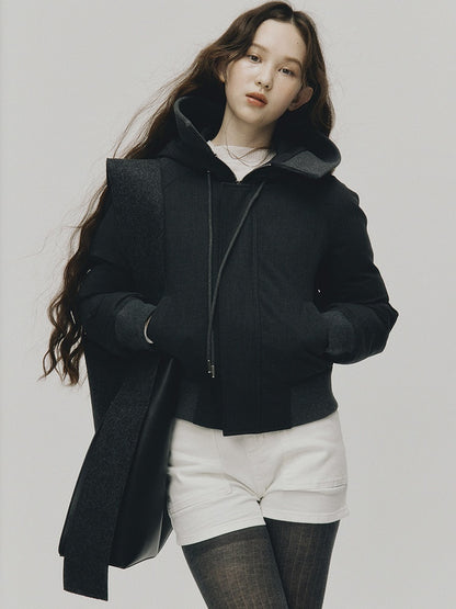 FUSSED_Galaxy_Gray_Structured_Two_Way_Hood_Slim_Raglan_Women&
