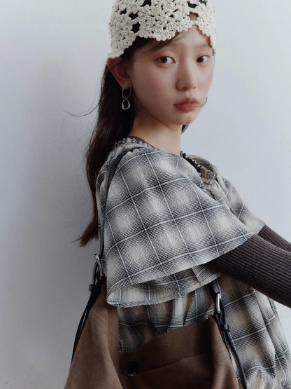 Geometric Asymmetry Ear Cuff Frosted Glossy Finish